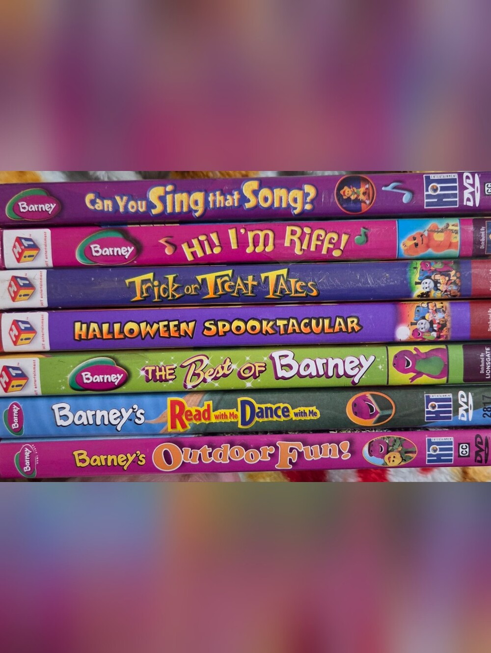 Barney & Friends 7pc DVD Lot